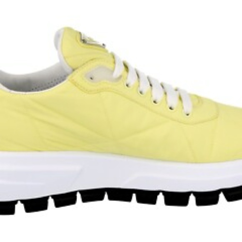 Prada Yellow and White‎ Sneakers size 37